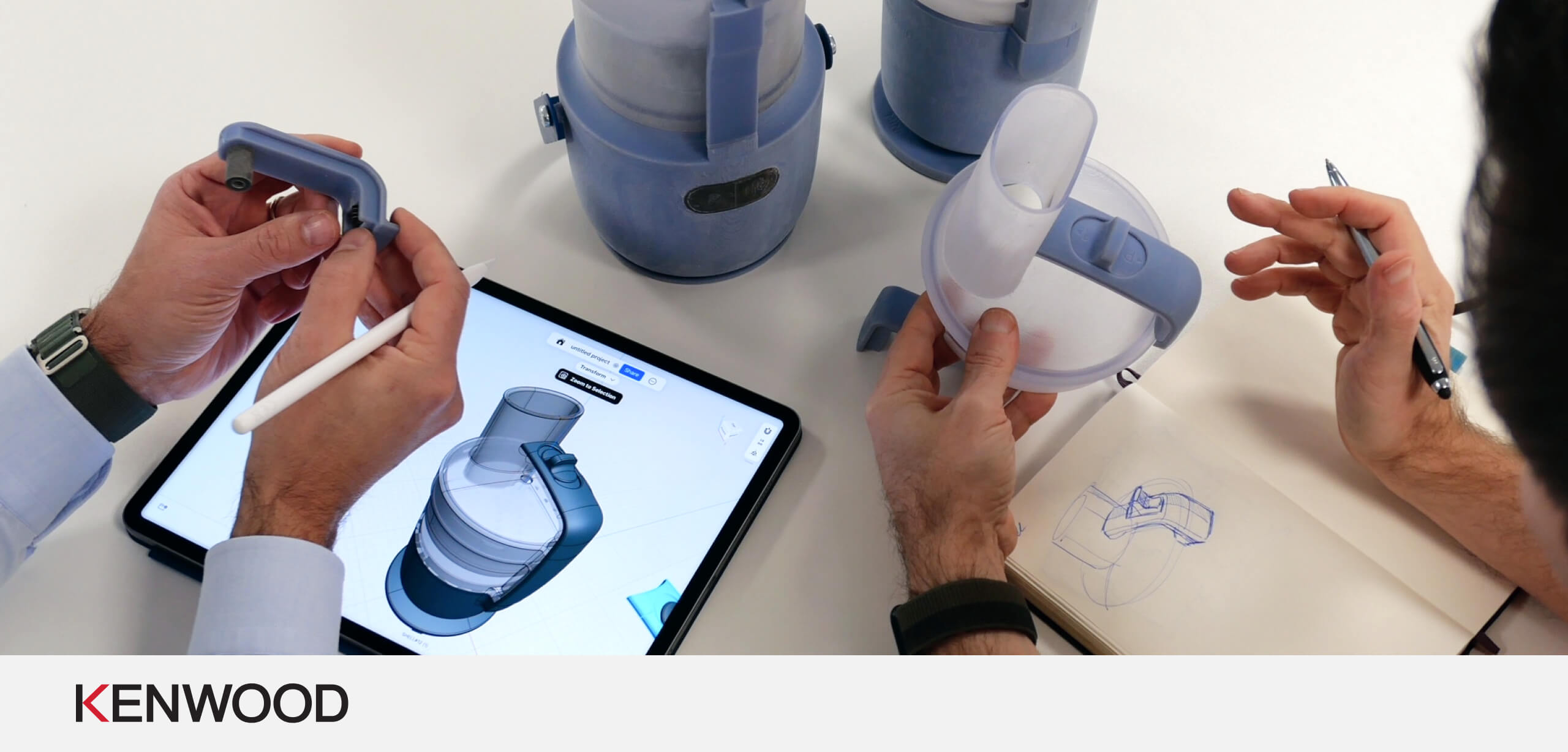 Prototypes next-day: Kenwood leverages real-time concepting to iterate results instantly